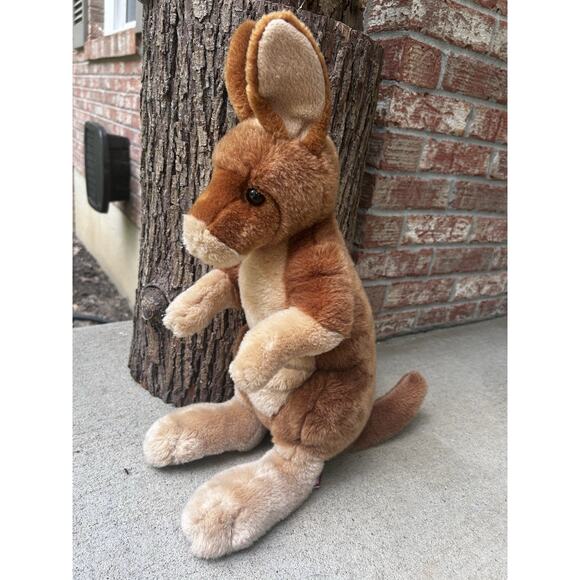 Douglas Cuddle Toy 18in Hopster Kangaroo pre owned #1837 2015 No Joey - Picture 1 of 9